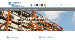 Desktop Screenshot of fuentesyariza.com